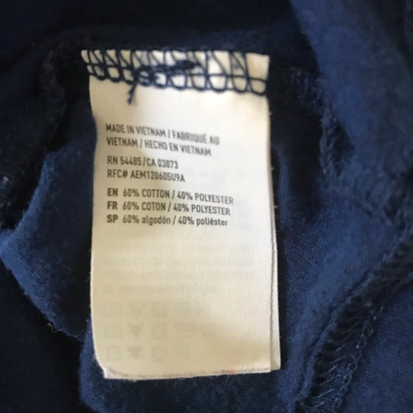 American Eagle Blue T-Shirt Size L - Picture 4 of 4